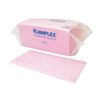 ผ้าอเนกประสงค์ Kuraflex Counter Cloth สีชมพู 80 ชิ้น (ZNB-921-80PW)