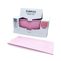 ผ้าอเนกประสงค์ Kuraflex Counter Cloth สีชมพู 60 ชิ้น (ZN-1021-60 )