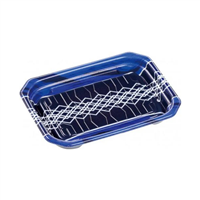 ถาดอาหาร MFP PASIO 18-13 สีน้ำเงิน 180×133×21 มม.