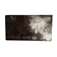 ถุงมือไนไตรสีดำ ไซส์ M (100 ชิ้น/แพ็ค)