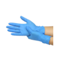 ถุงมือยางไนไตร สีฟ้า ไซส์ S